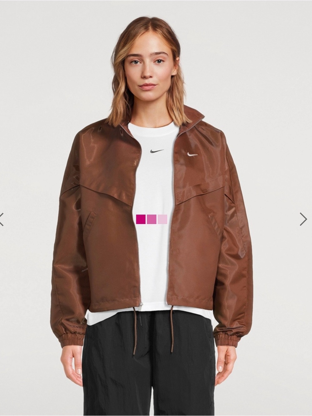 Nike Women's Brown Varsity Jacket